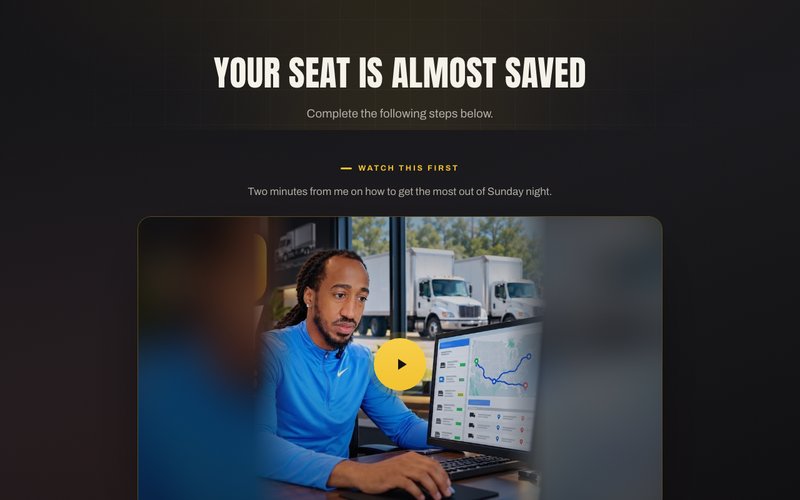 Thank-you page preview